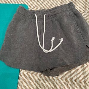 grey sweat shorts